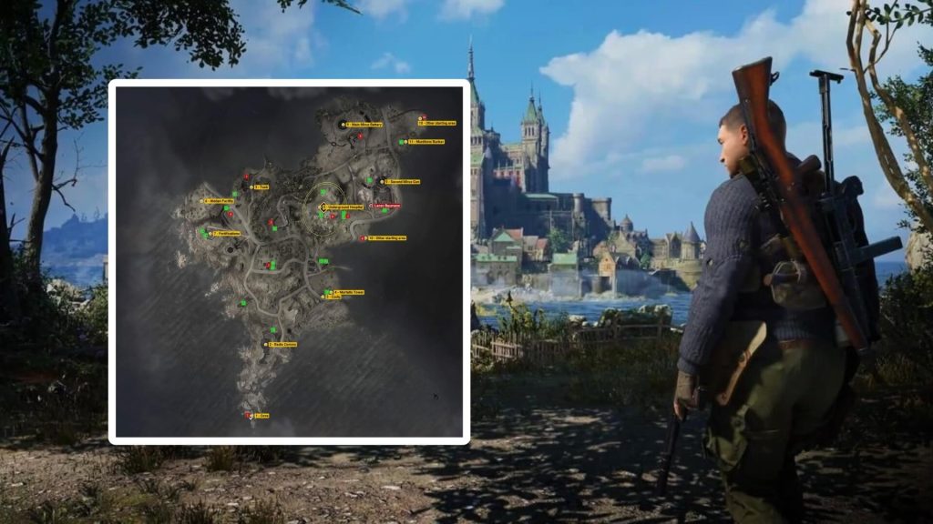 Sniper Elite 6 Locations